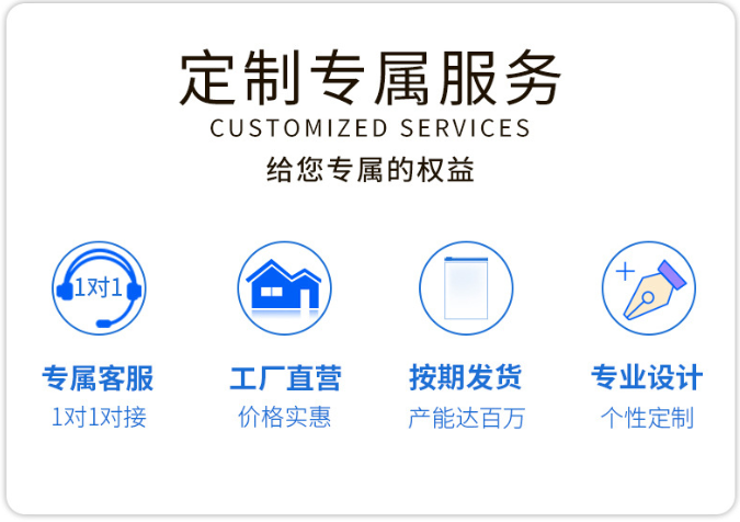 鑫月达定制专属服务四大权益